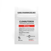 Clenbuterox (Clenbuterol) - 40mcg/tab -100 tab/bag