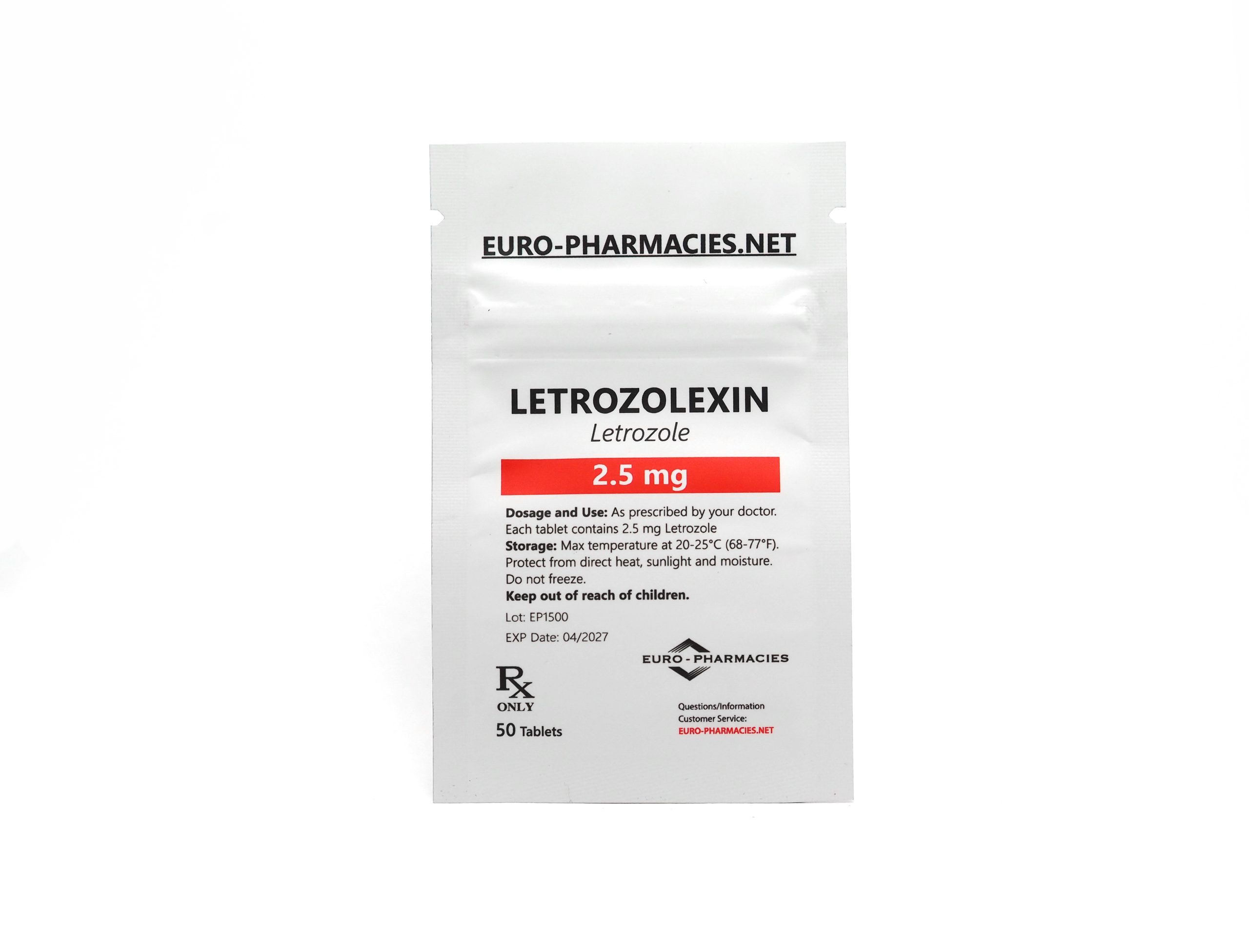 Letrozolexin (Letrozole)- 2.5 mg/tab - 50 tab/bag