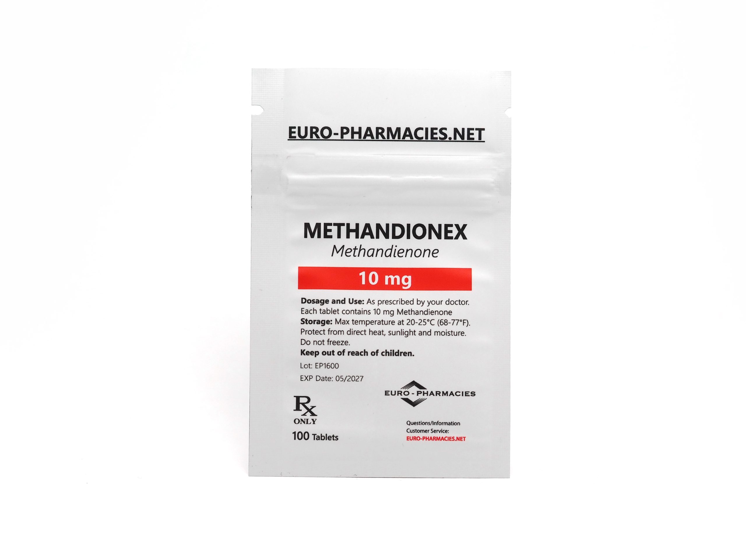 Methandionex 10 (Dianabol) - 10mg/tab - 100 tab/bag
