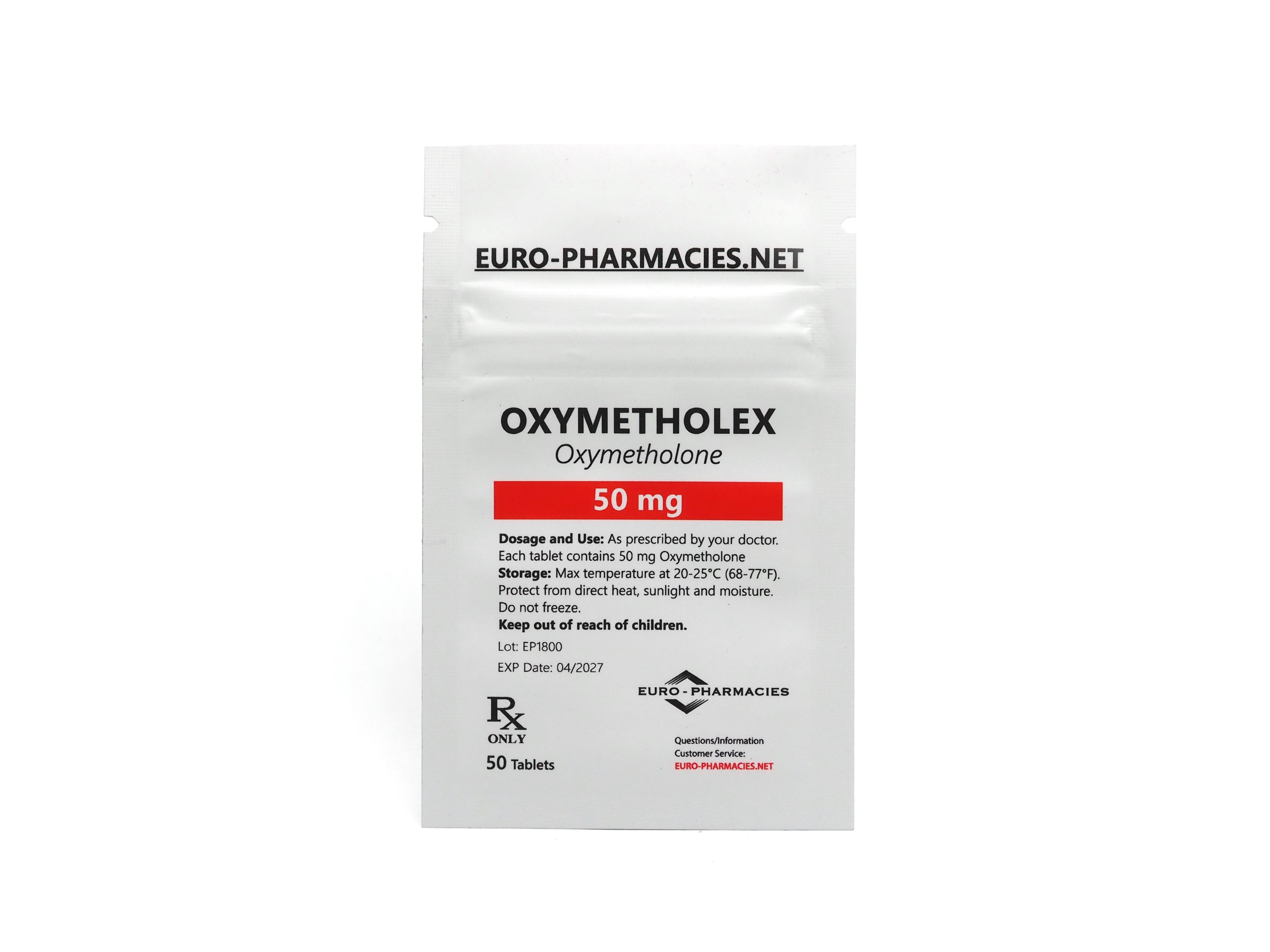 Oxymetholex (Anadrol) - 50mg/tab - 50 tab/bag