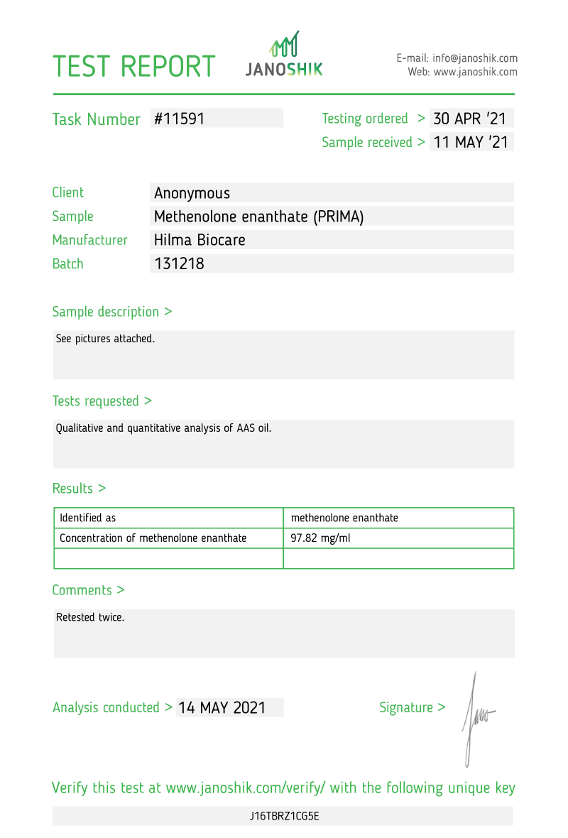 Methenolone Enanthate (USA) - Image 2