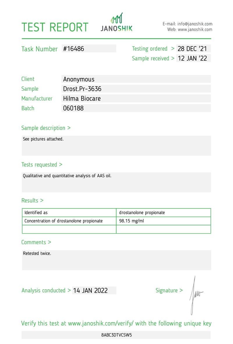 Drostanolone Propionate (USA) - Image 2