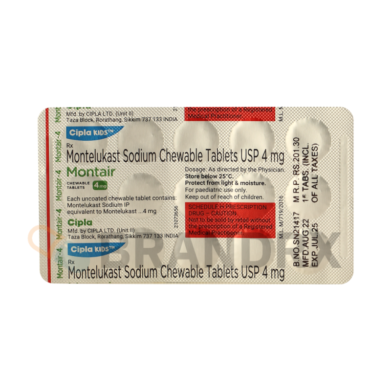 Montair Chewable 4 mg - Image 4