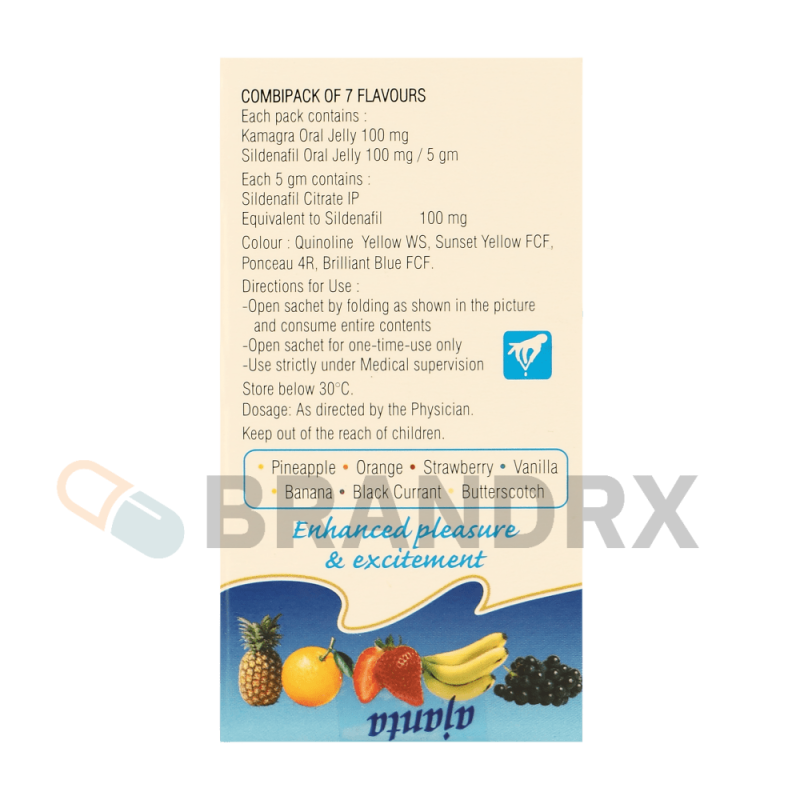 Kamagra Oral Jelly Flavoured 100 mg