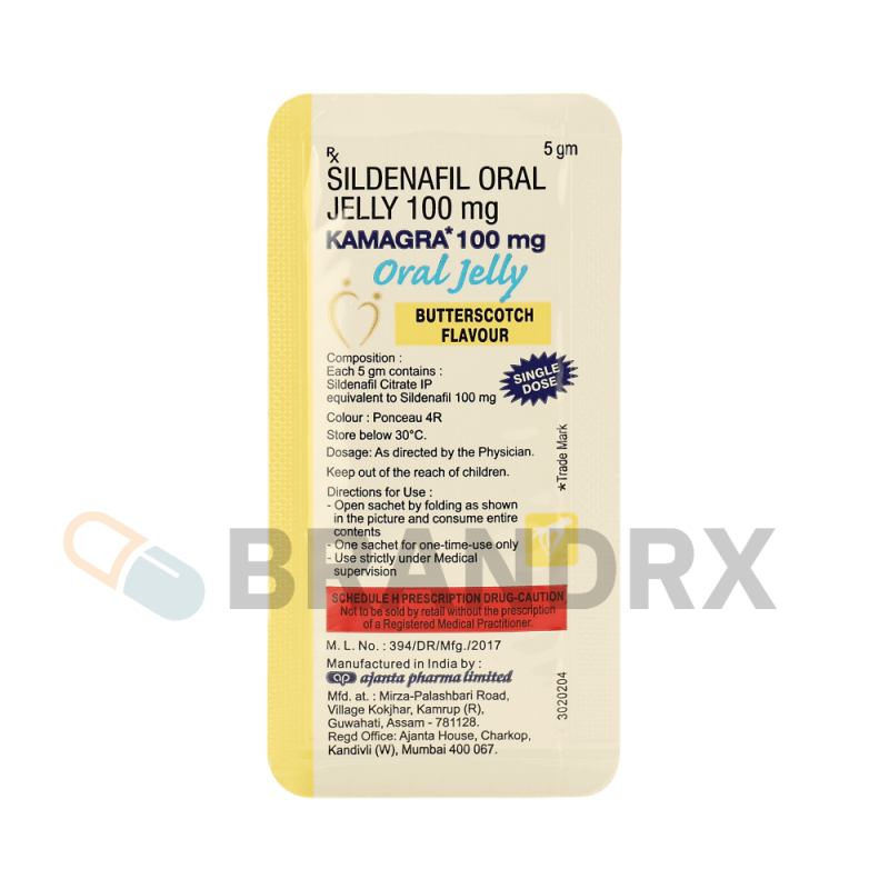 Kamagra Oral Jelly Flavoured 100 mg