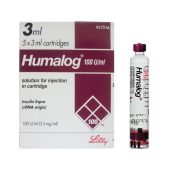 Humalog 100IU Cartridges