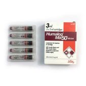 Humalog Mix 50 100IU Cartridges
